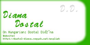 diana dostal business card